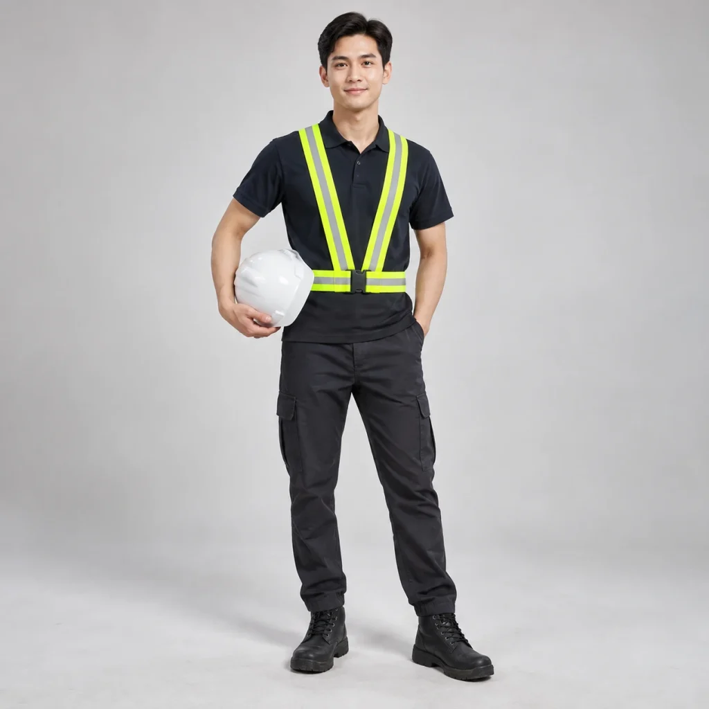 Áo phản quang chữ A gọn nhẹ