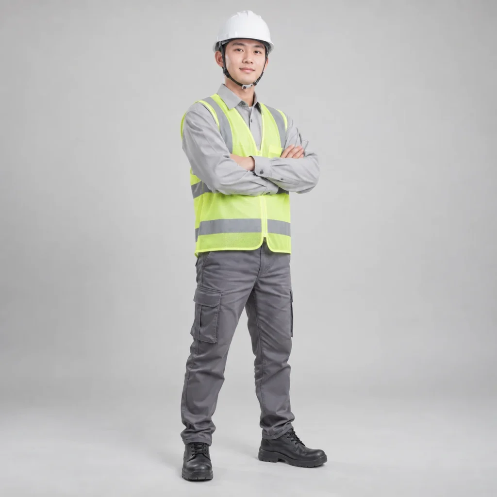 Mũ bảo hộ kèm quai bốn điểm