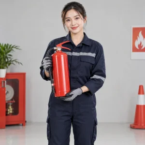 Bình chữa cháy hợp kim chịu áp màu đỏ thiết kế gọn