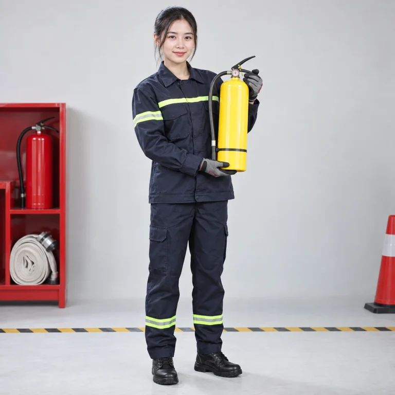 Bình chữa cháy thép sơn tĩnh điện màu vàng dễ nhận diện