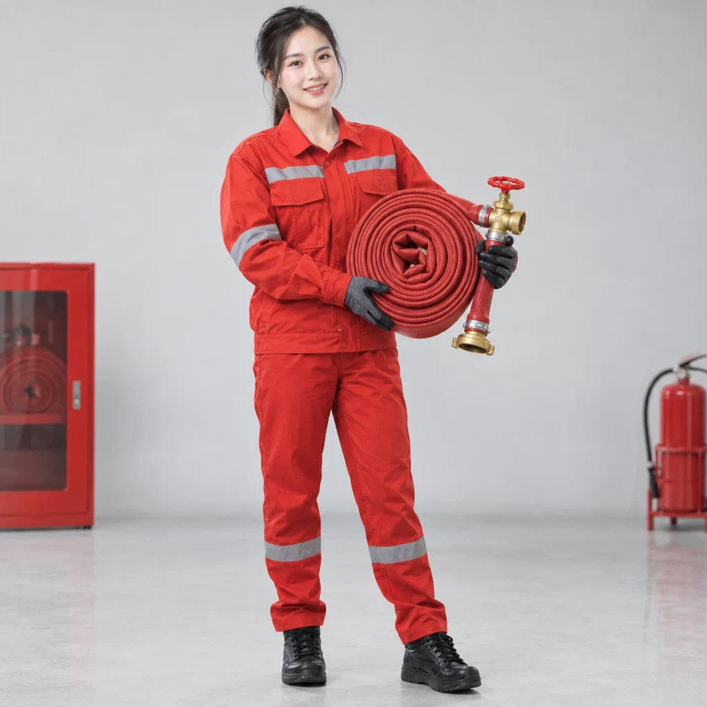 Thiết bị PCCC cao su chịu nhiệt màu đỏ van khóa an toàn