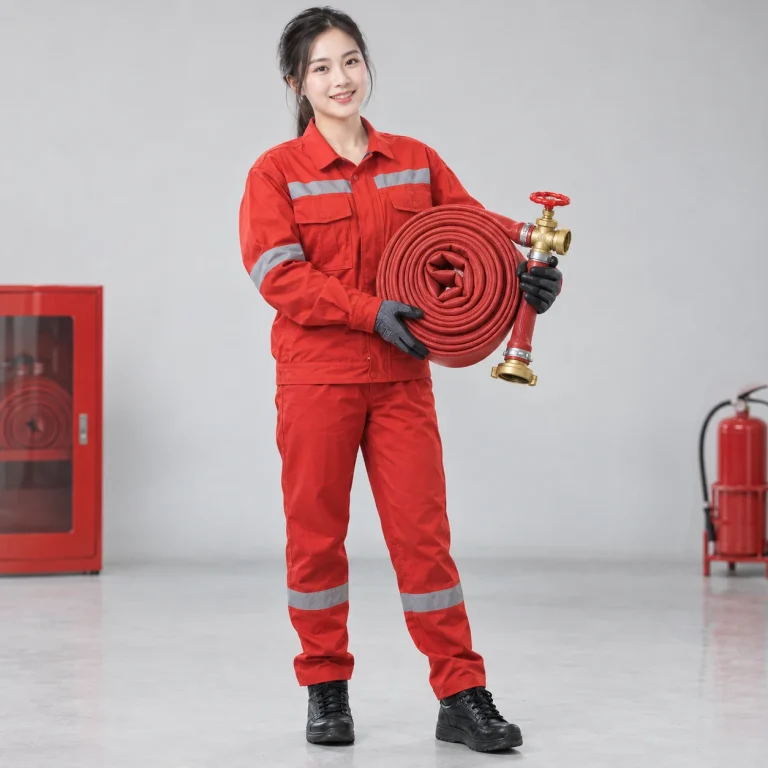 Thiết bị PCCC cao su chịu nhiệt màu đỏ van khóa an toàn