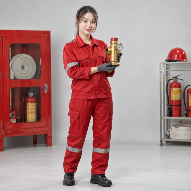 Thiết bị PCCC hợp kim chịu áp màu vàng dùng cho tủ thiết bị