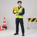 Đèn cảnh báo cao su đàn hồi màu vàng chanh cảnh báo ban đêm