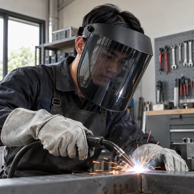 Mặt nạ hàn polycarbonate trong màu đen chống tia UV