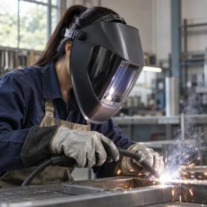 Mặt nạ hàn vật liệu lọc sáng màu khói chống bụi