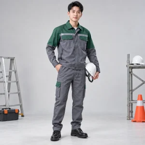 Bộ bảo hộ kỹ thuật xanh ghi