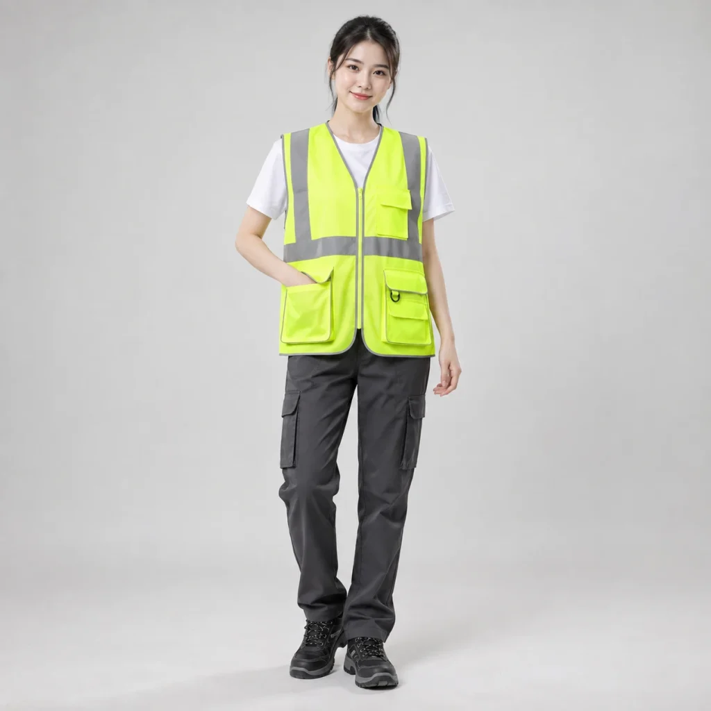 Áo gile phản quang túi hộp