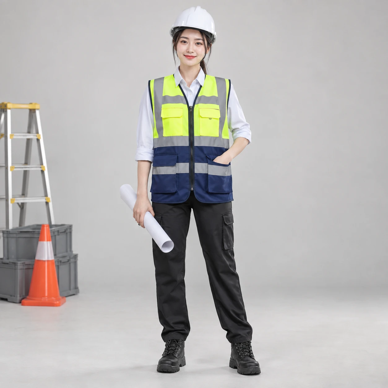 Áo phản quang kỹ sư đa năng