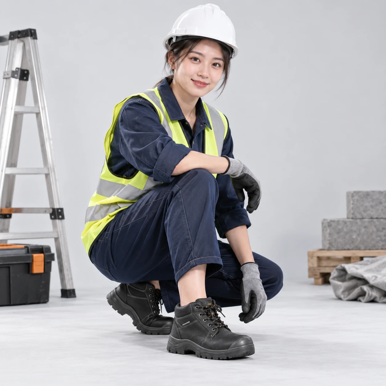 Giày bảo hộ mũi thép tiêu chuẩn