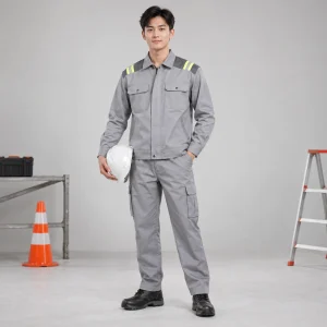 Áo kỹ sư phối vai phản quang