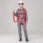 Dây an toàn sợi dệt bản rộng màu đỏ móc nhỏ gọn nhẹ